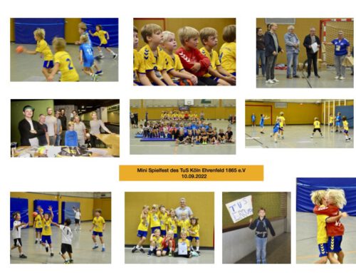 Handball Mini Spielfest zum Sommerfest des TuS Ehrenfeld